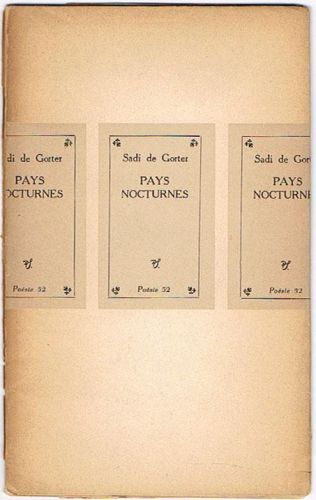 Portada del libro de PAYS NOCTURNES.