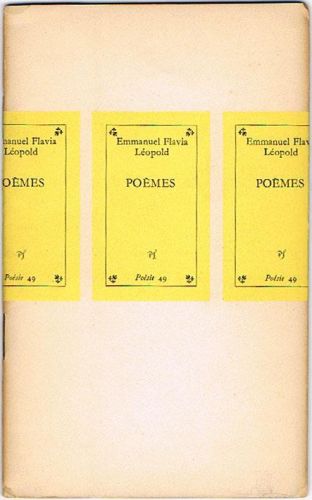 Portada del libro de POÈMES.