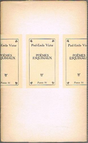 Portada del libro de POÈMES ESQUIMAUX.