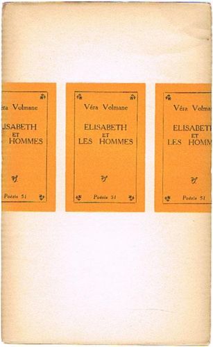 Portada del libro de ELISABETH ET LES HOMMES. Pièce radiophonique avec un dessin par Arnstram.