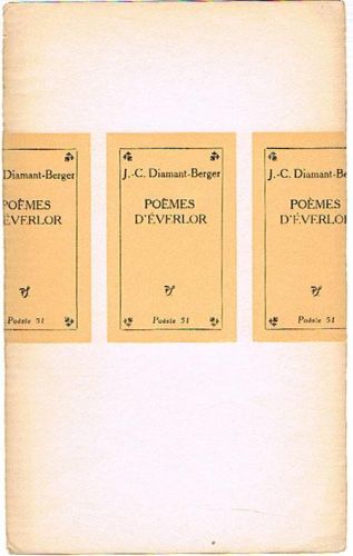Portada del libro de POÈMES D'ÈVERLOR.