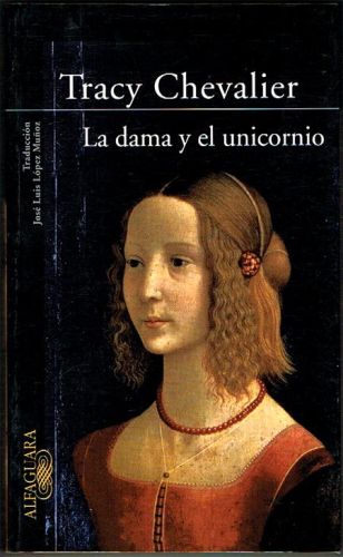 Portada del libro de LA DAMA Y EL UNICORNIO.
