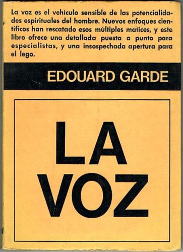 Portada del libro de LA VOZ.