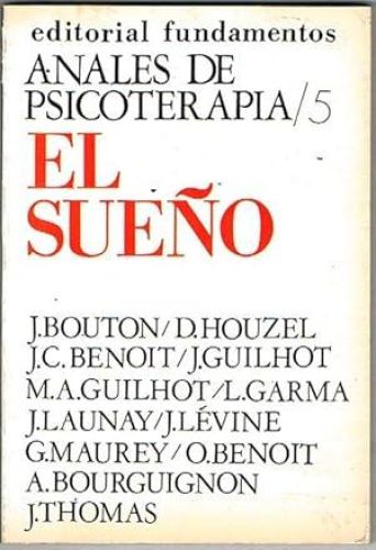 Portada del libro de ANALES DE PSICOTERAPIA. V. El sueño.