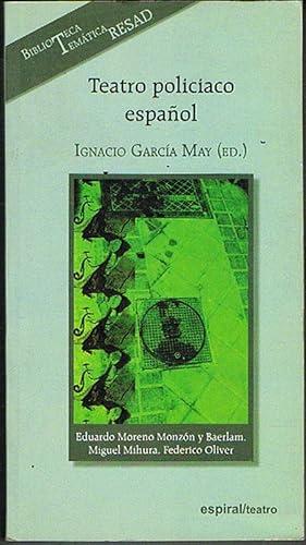 Portada del libro de TEATRO POLICÍACO ESPAÑOL.
