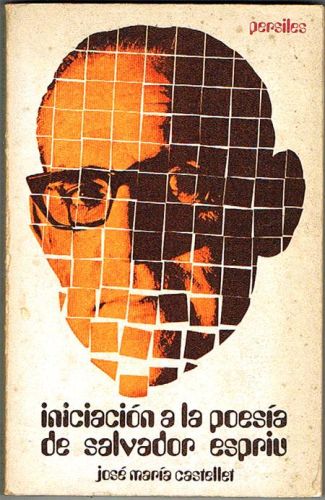 Portada del libro de INICIACIÓN A LA POESÍA DE SALVADOR ESPRIU.