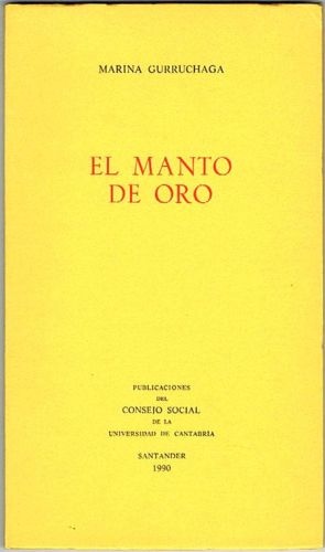 Portada del libro de EL MANTO DE ORO.