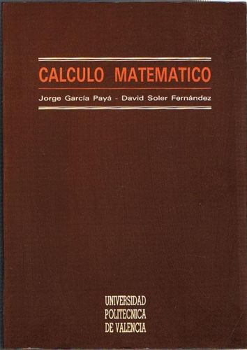Portada del libro de CÁLCULO MATEMÁTICO.