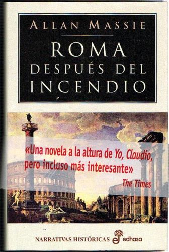 Portada del libro de ROMA DESPUÉS DEL INCENDIO.