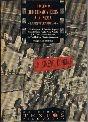 Portada del libro de LOS AÑOS QUE CONMOVIERON AL CINEMA. Las rupturas del 68.