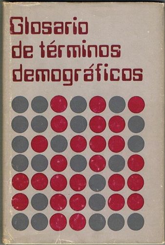 Portada del libro de GLOSARIO DE TÉRMINOS DEMOGRÁFICOS.