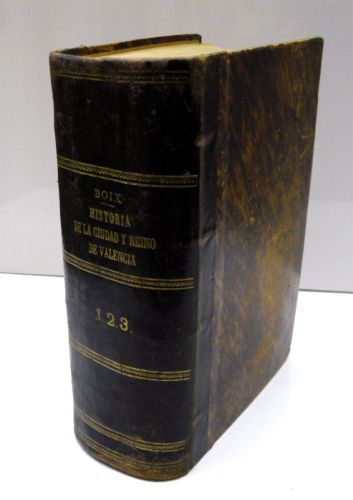 Portada del libro de HISTORIA DE LA CIUDAD Y REINO DE VALENCIA.