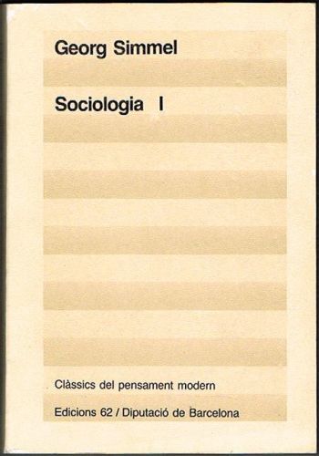 Portada del libro de SOCIOLOGÍA I y II. Investigacions sobre les fomes de la socialització.