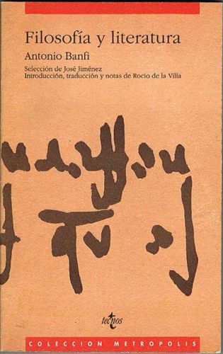 Portada del libro de FILOSOFÍA Y  LITERATURA.