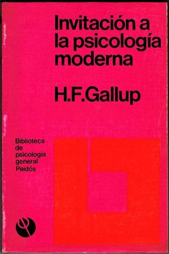 Portada del libro de INVITACIÓN A LA PSICOLOGÍA MODERNA.