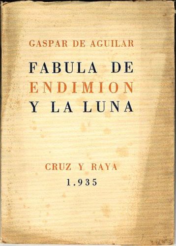 Portada del libro de FÁBULA DE ENDIMION Y LA LUNA.
