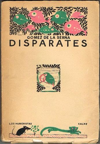 Portada del libro de DISPARATES.