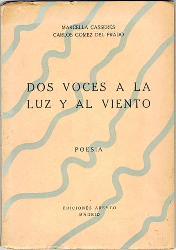 Portada del libro de DOS VOCES A LA LUZ Y AL VIENTO. Poesía.