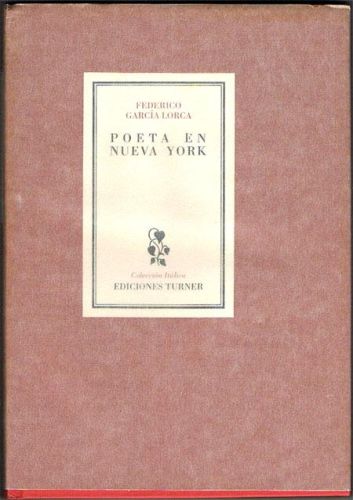 Portada del libro de POETA EN NUEVA YORK.