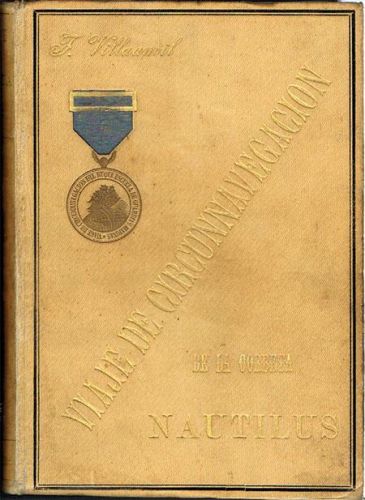 Portada del libro de VIAJE DE CIRCUNNAVEGACIÓN DE LA CORBETA NAUTILUS.