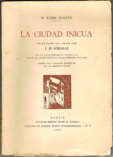 Portada del libro de LA CIUDAD INICUA.