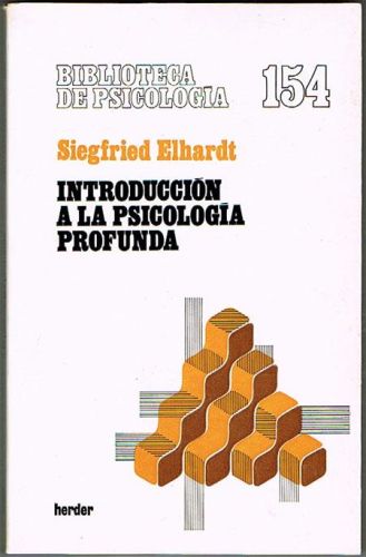 Portada del libro de INTRODUCCIÓN A LA PSICOLOGÍA PROFUNDA.