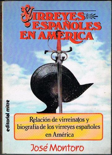 Portada del libro de VIRREYES ESPAÑOLES EN AMÉRICA.