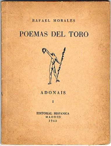 Portada del libro de POEMAS DEL TORO.