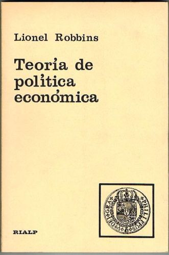 Portada del libro de TEORÍA DE POLÍTICA ECONÓMICA.