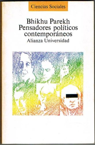 Portada del libro de PENSADORES POLÍTICOS CONTEMPORÁNEOS.
