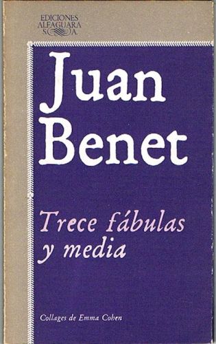 Portada del libro de TRECE FÁBULAS Y MEDIA.