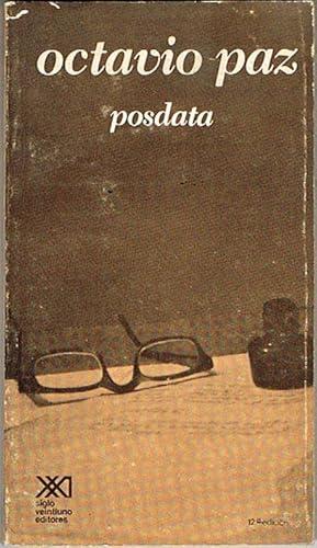 Portada del libro de POSDATA.