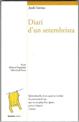 Portada del libro de DIARI D'UN SETEMBRISTA.