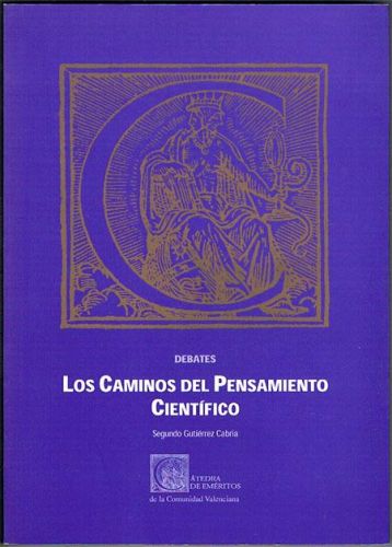 Portada del libro de LOS CAMINOS DEL PENSAMIENTO CIENTÍFICO.