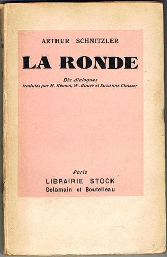 Portada del libro de LA RONDE. Dix dialogues.