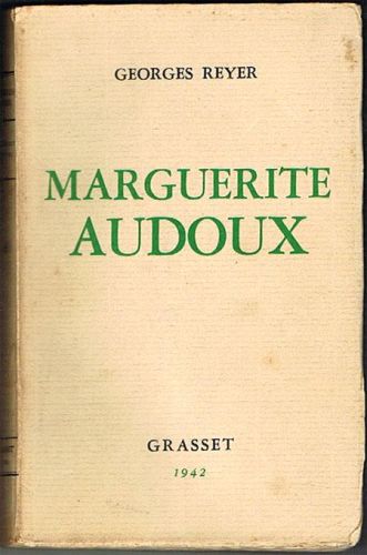 Portada del libro de UN COUEUR PUR: MARGUERITE AUDOUX. Avec des lettres inédites de M. A, Octave Mirbeau et Alain-Fournier.