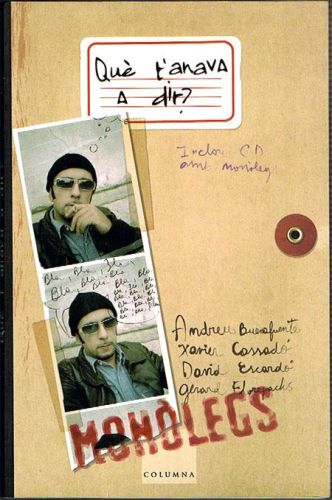 Portada del libro de QUÉ T'ANAVA A DIR.