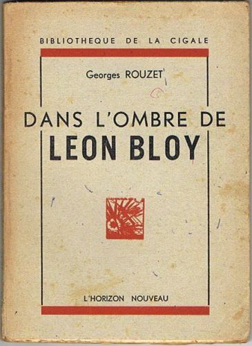 Portada del libro de DANS L'OMBRE DE LÉON BLOY.