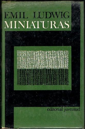 Portada del libro de MINIATURAS. Biografías y ensayos.