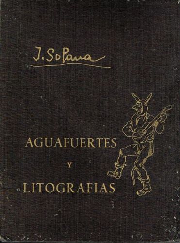 Book cover from AGUAFUERTES Y LITOGRAFÍAS. Obra completa.