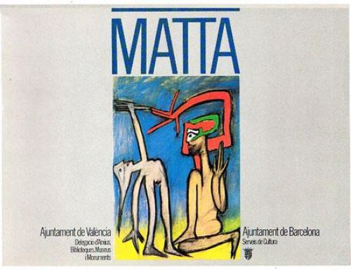 Book cover from MATTA. Exposicions restrospectives simultànies. Maig-juny 1983.