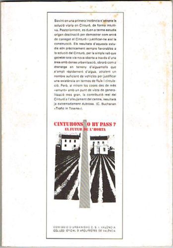 Portada del libro de CINTURONS O BY PASS? El futur de L'Horta.