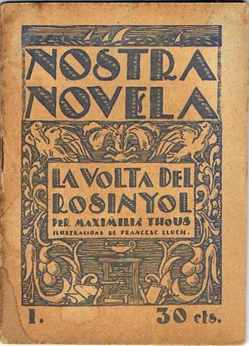 Portada del libro de LA VOLTA DEL ROSINYOL.