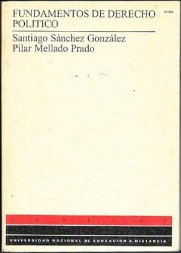 Portada del libro de FUNDAMENTOS DE DERECHO POLÍTICO.