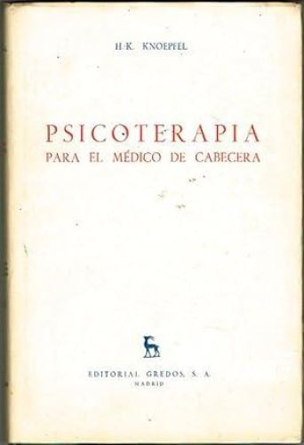 Portada del libro de PSICOTERAPIA PARA EL MÉDICO DE CABECERA.