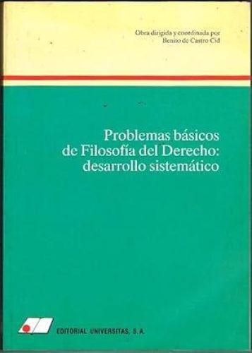 Portada del libro de PROBLEMAS BÁSICOS DE FILOSOFÍA DEL DERECHO: DESARROLLO SISTEMÁTICO.