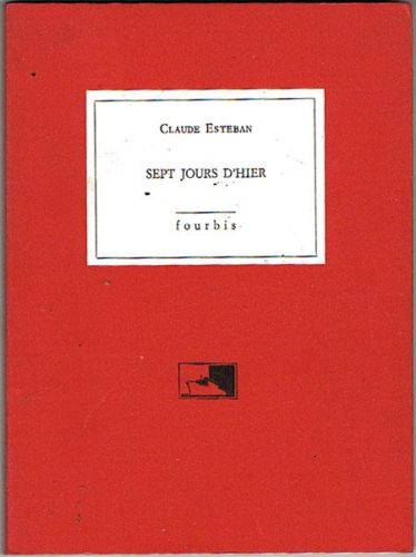 Portada del libro de SEPT JOURS D'HIER.