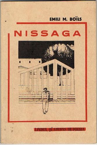 Portada del libro de NISSAGA (Poemes incivils) 1962-1974.