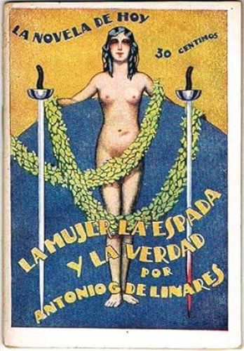 Portada del libro de LA MUJER, LA ESPADA Y LA VERDAD.