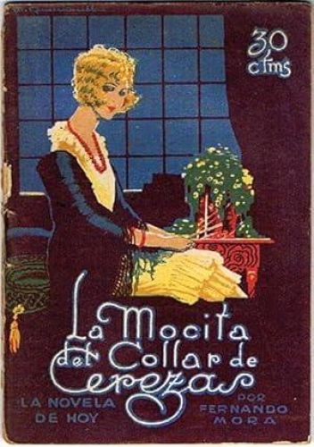 Portada del libro de LA MOCITA DEL COLLAR DE CEREZAS.